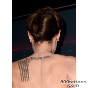 Angelina Jolie debuts new tattoos and directs Khmer Rouge film in _18