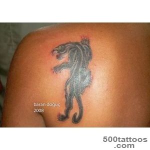 Modern Girl Has Panther Tattoo On Her Back Real Photo, Pictures _46