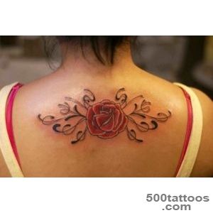 Rose tattoo on her back wallpapers and images   wallpapers _1