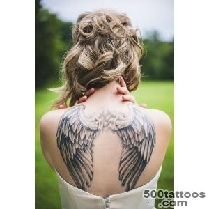 Sexy Angel Tattoo on Her Back   Best Tattoo Ideas_40