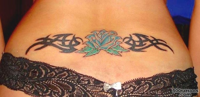 Agels Rossy lower back heart tattoos designs_11
