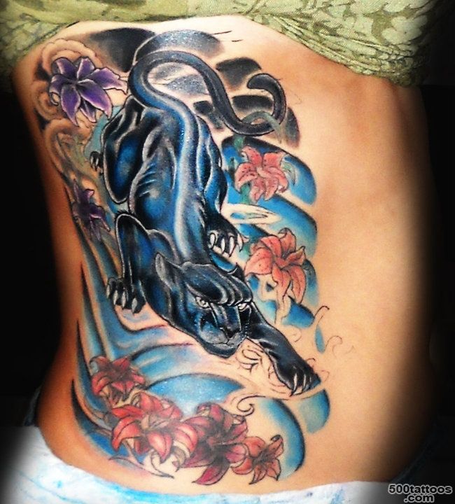 Modern Girl Has Panther Tattoo On Her Back Real Photo, Pictures ..._19