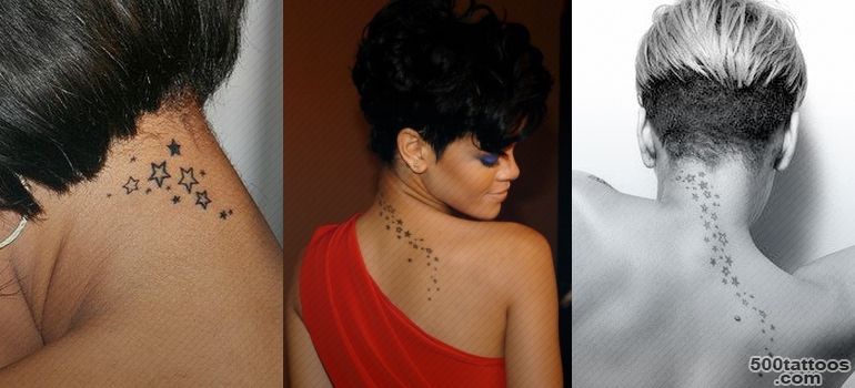 Rihanna#39s 20 Tattoos and Their Meanings   BodyArtGuru_25
