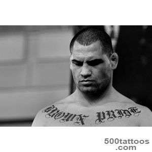 Cain Velasquez tattoo #39Brown Pride#39 What does it meanstand for _22