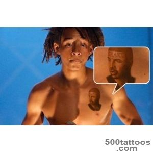 Jaden Smith Gets Tattoo of Drake on his Chest_24