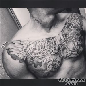 Photos Check Out Sean Tizzle#39s Huge Chest Tattoo  Jagudacom_8