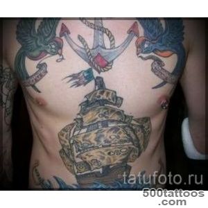 swallow tattoo on his chest   an example of the photo 7   tatufotoru_41