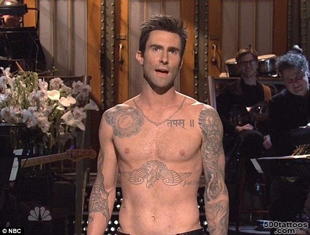 Adam Levine finds space for 3 more tattoos on his already inked ..._27