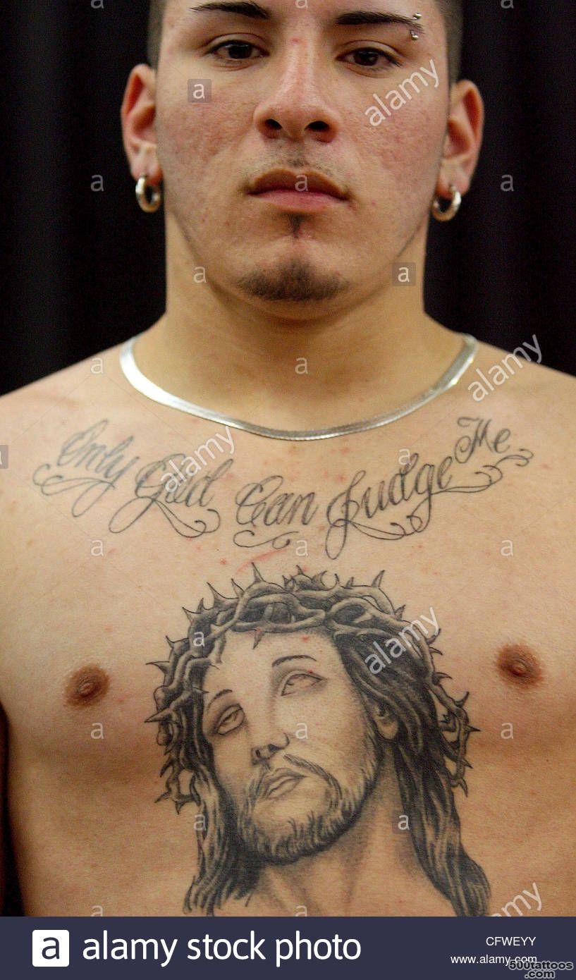 For Metro   George Perez, 20, Shows Off A Tattoo On His Chest With ..._26