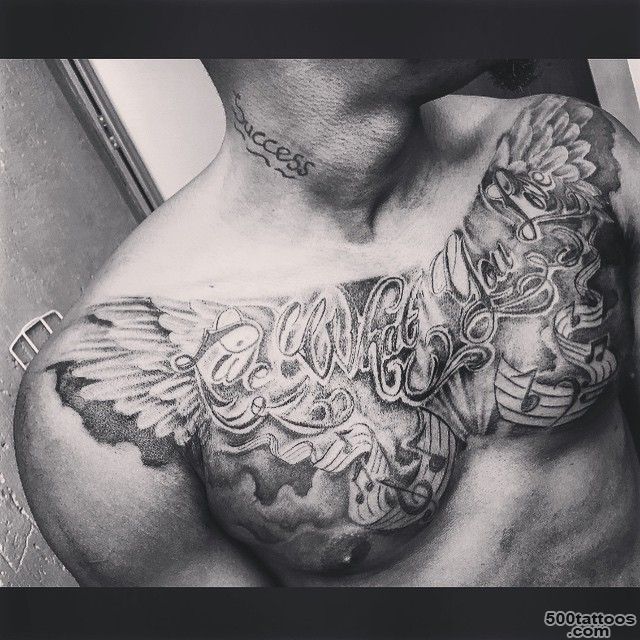 Photos Check Out Sean Tizzle#39s Huge Chest Tattoo  Jaguda.com_8