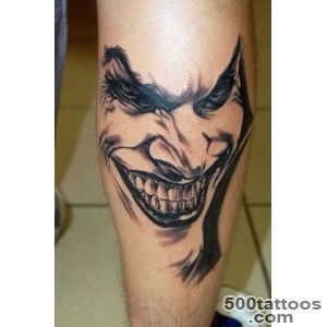 22+ Nice Joker Tattoos On Leg_47