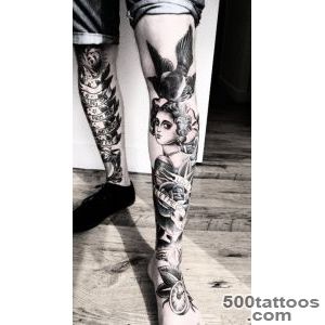 30 Sexy Leg Tattoo Designs for Women_39