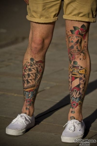 Leg Tattoos for Men   Ideas and Designs for Guys_46