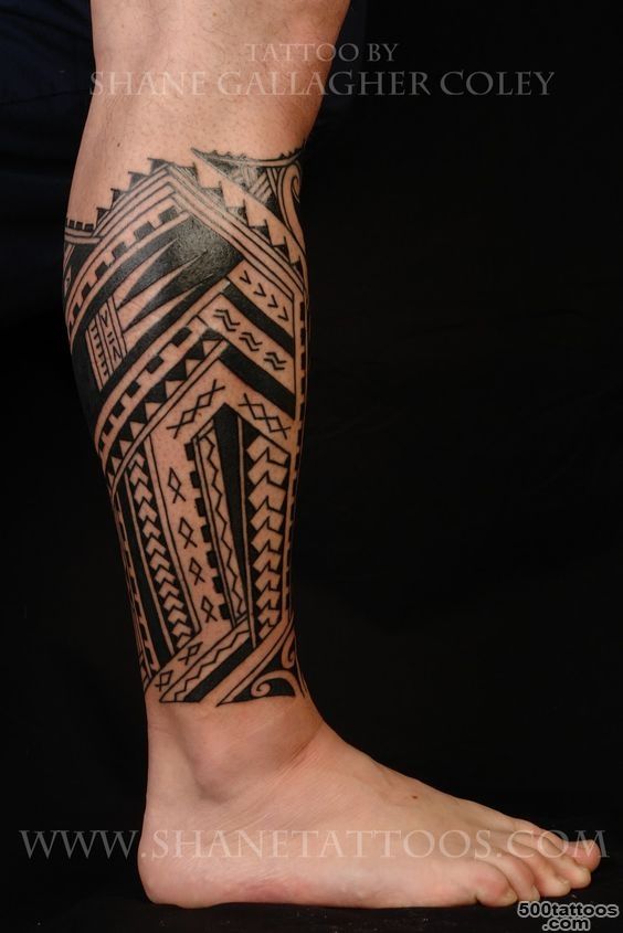 mens leg tattoos polynesian   Google Search  tattoos  Pinterest ..._28
