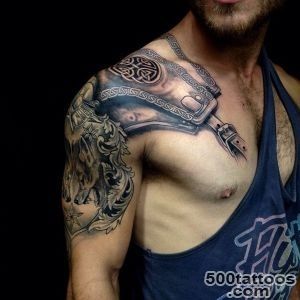 100 Exceptional Shoulder Tattoo Designs for Men and Women_2