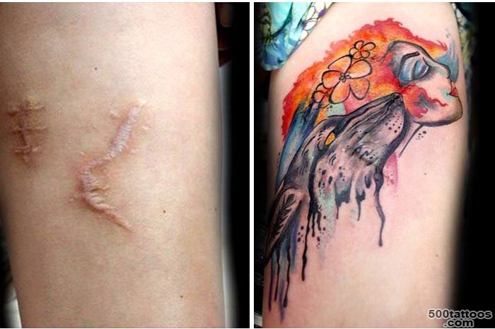Tattoo artist Flavia Carvalho helps women heal scars caused by ..._2