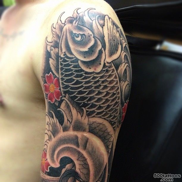 Pinky Darling @ Cosmic Tattoo • #tattoo #tattoos #koi #oriental ..._34