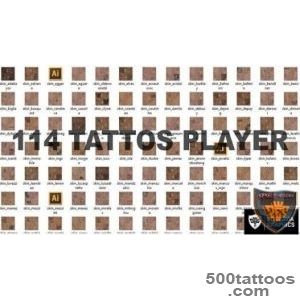 PES 2016 Tattoo Pack V2 ( 114 Tattoo) by Donyavia, download _ 44