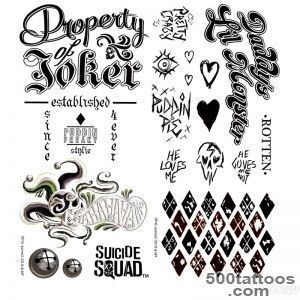 Suicide Squad Temporary Tattoo Pack_45