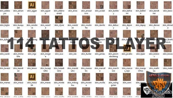 PES 2016 Tattoo Pack V2 ( 114 Tattoo) by Donyavia, download ..._ 44