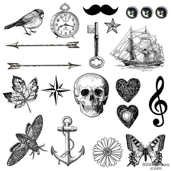 Tiny Tattoo   tattoo pack 21 temporary tattoos   arrow, key ..._36