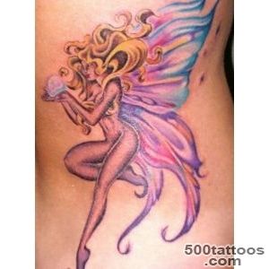 Colorful fairy with a pearl in hands tattoo   Tattooimagesbiz_14