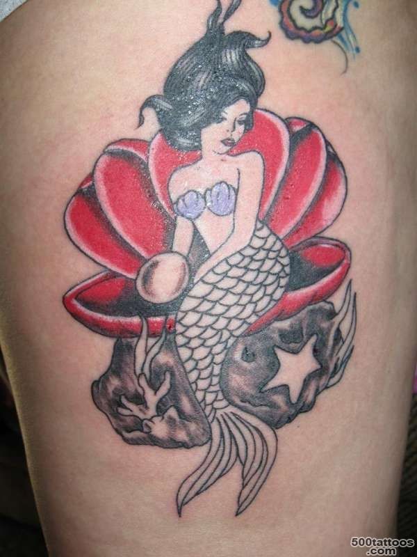 Pearl Mermaid Tattoo_37