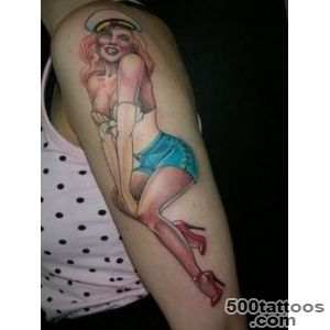 55 Pin Up Girl Tattoos You Will Fall in Love With_31
