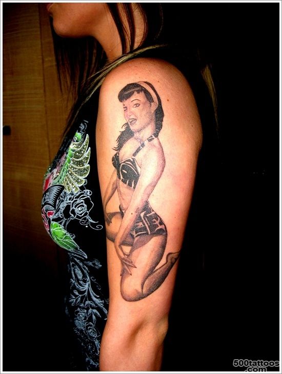 35 Naughty and Sexy Pin up Girl Tattoos_28