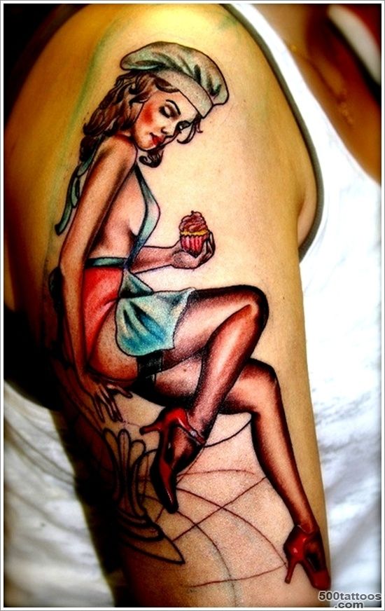 35 Naughty and Sexy Pin up Girl Tattoos_29