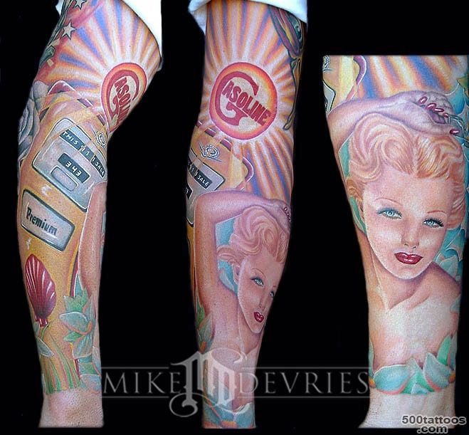 Mike DeVries  Tattoos  Custom  Pin up Tattoo_26
