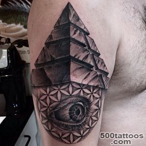 18 Refreshing Pyramid Tattoos to Try_30