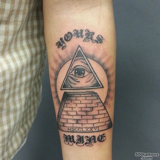 27+ Fantastic Pyramid Tattoos On Sleeve_34