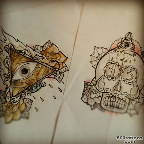 pyramid eye tattoo  Tumblr_50