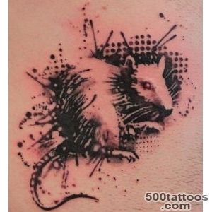 22 Memorable Pet Rat Tattoo Designs_5