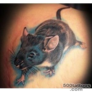22 Memorable Pet Rat Tattoo Designs_7