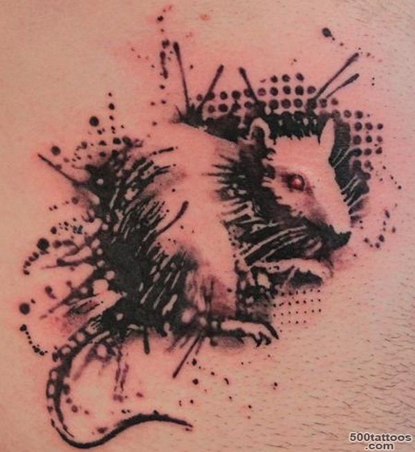 22 Memorable Pet Rat Tattoo Designs_5