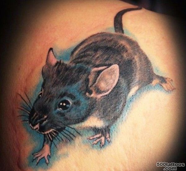 22 Memorable Pet Rat Tattoo Designs_7