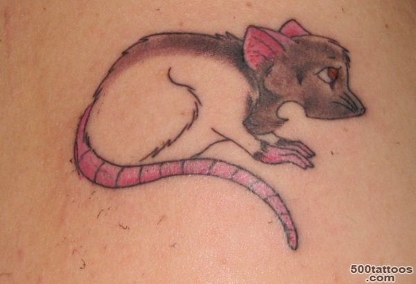 22 Memorable Pet Rat Tattoo Designs_11