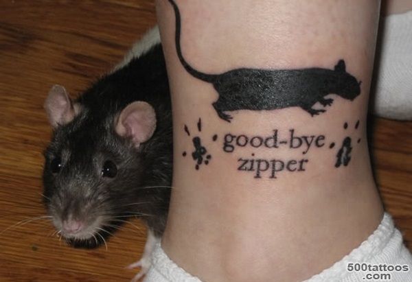 22 Memorable Pet Rat Tattoo Designs_49