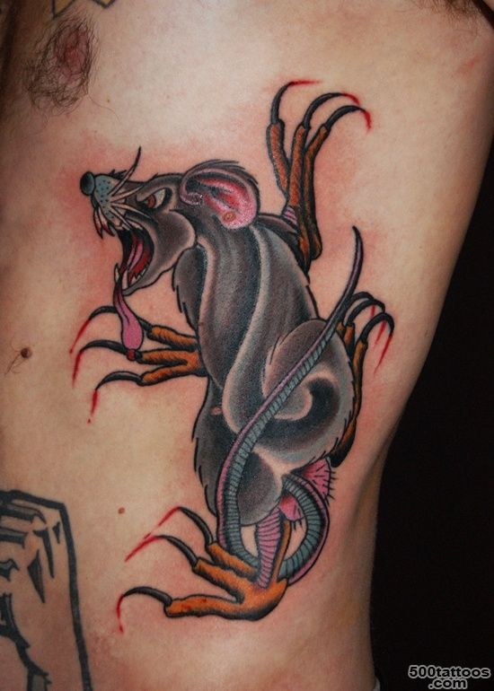30 Cool Rat Tattoo Ideas For You_2