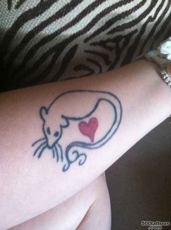 30 Cool Rat Tattoo Ideas For You_40