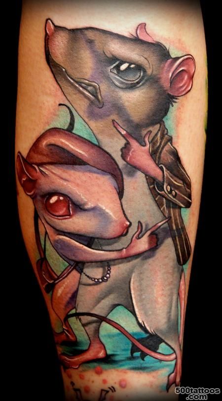 45 Rat Tattoos   Meanings, Photos, Designs for men and women_41