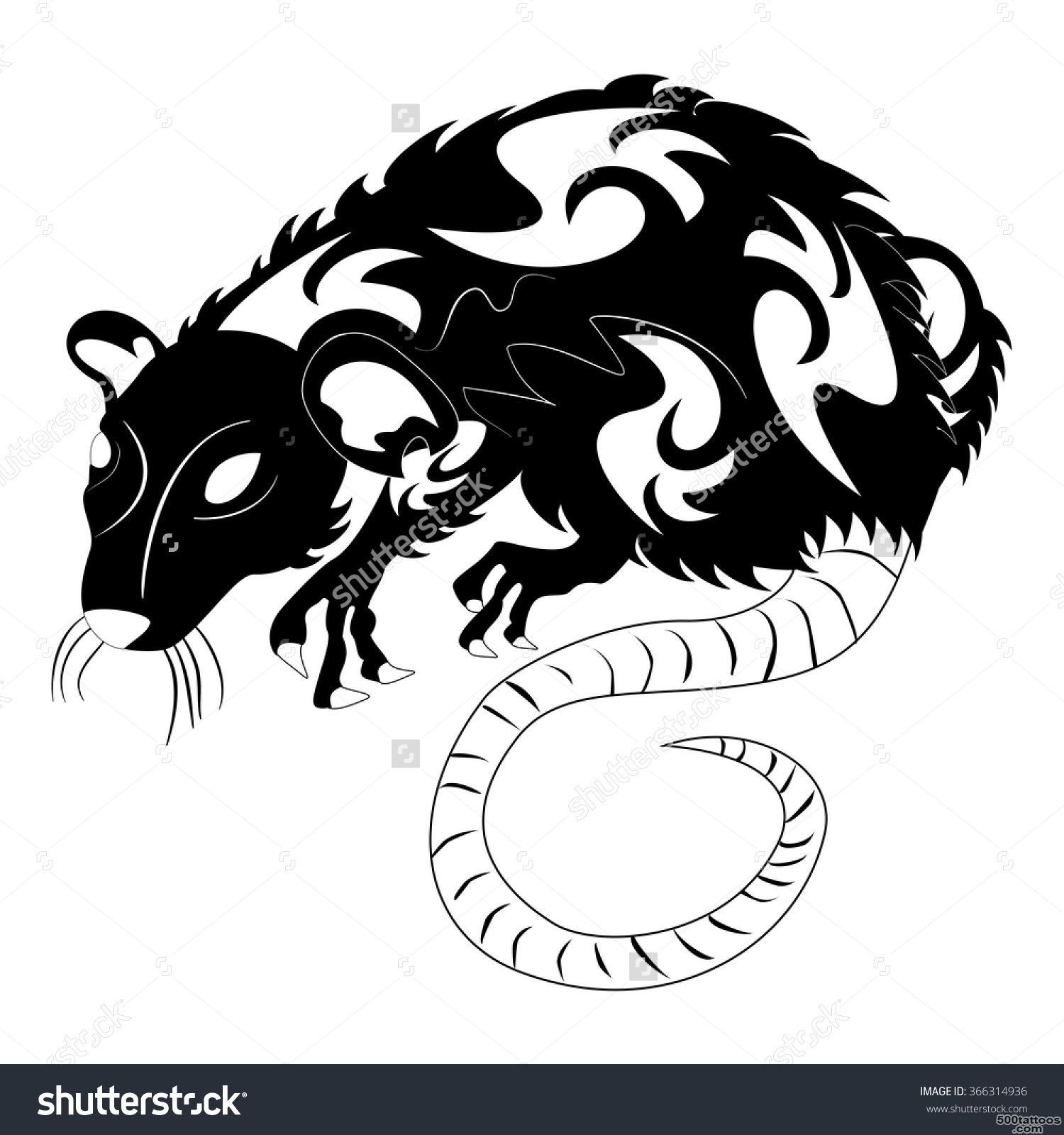 Rat Tattoo Stock Photos, Images, amp Pictures  Shutterstock_37