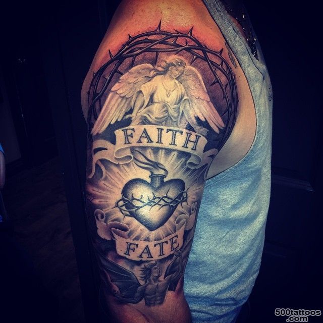 Faith Fate Religious Tattoo  Best Tattoo Ideas Gallery_14