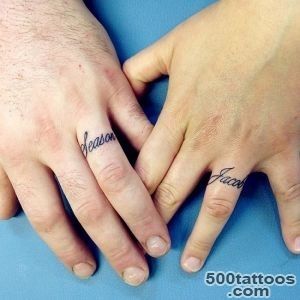 35 Romantic Wedding Ring finger Tattoo designs and ideas_2