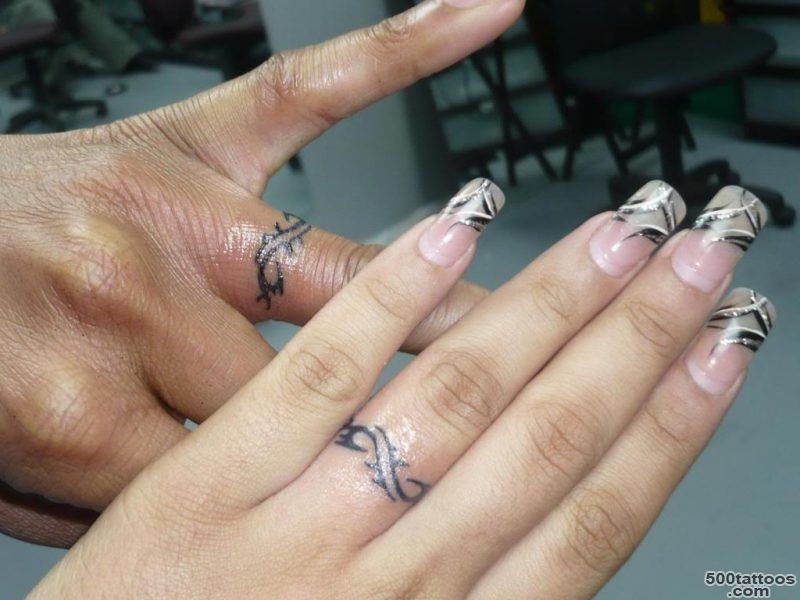 Tattoo Wedding Rings  saxromney.co_17