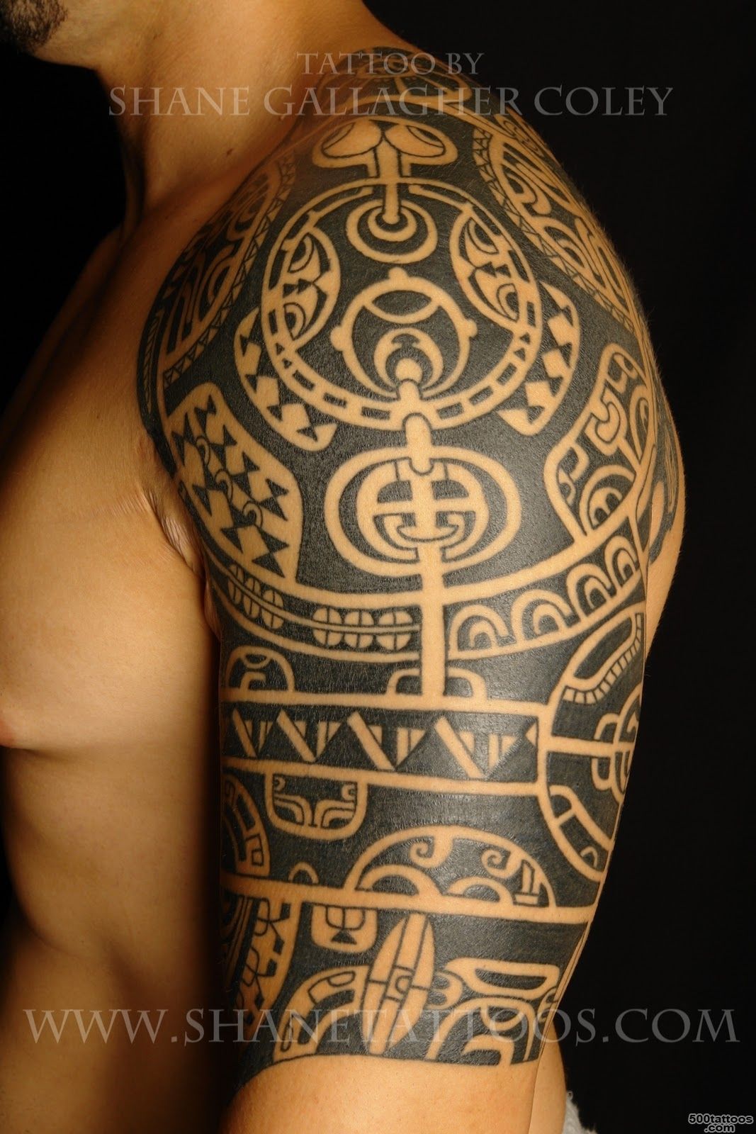 Pin The Rock Tribal Tattoo Dwayne Johnson Tattoos 32293jpg on ..._13