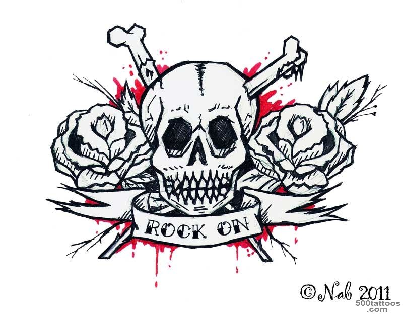 Rock on   tattoo flash by Pugg on DeviantArt_29