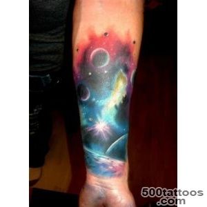 40 Space Tattoo Ideas  Art and Design_34